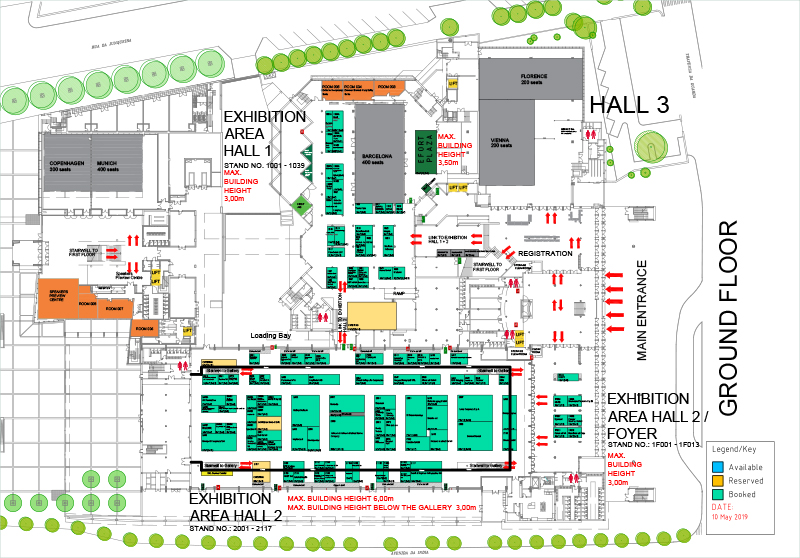 Lisbon Exhibition Venue Floor Plans Efort Congress Lisbon 2019